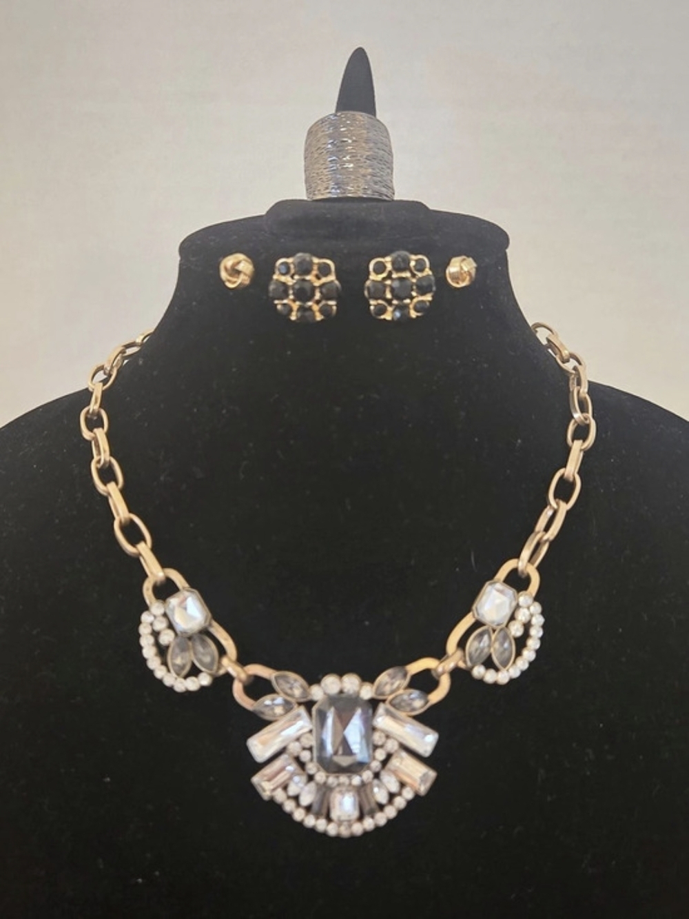 Gold-Tone Statement Jewelry Set